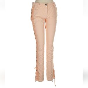 Vintage Y2K PINKO Lace-Up Side Jeans, Rare Peach, Size 29  EUC